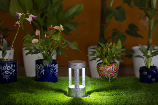 LED 200MM Grey Body Acrylic Bollard