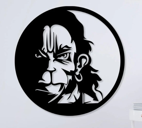 Lord Hanuman Metal Wall Art