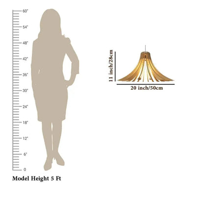 Flower Shape Wood Pendant Lamp / Pendant Light / Modern Lamp