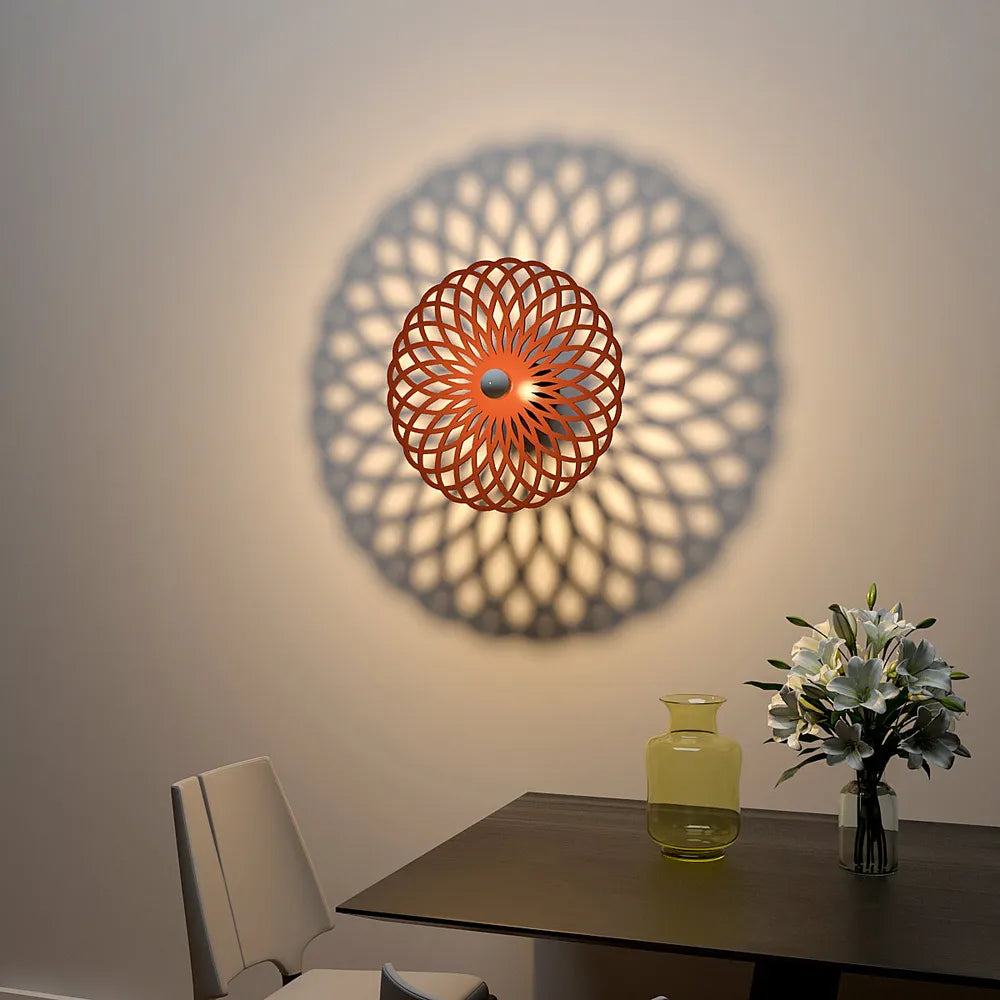 Geometric circle design creative Shadow lamp