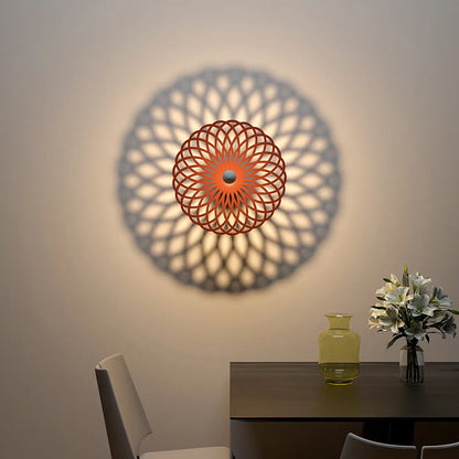 Geometric circle design creative Shadow lamp