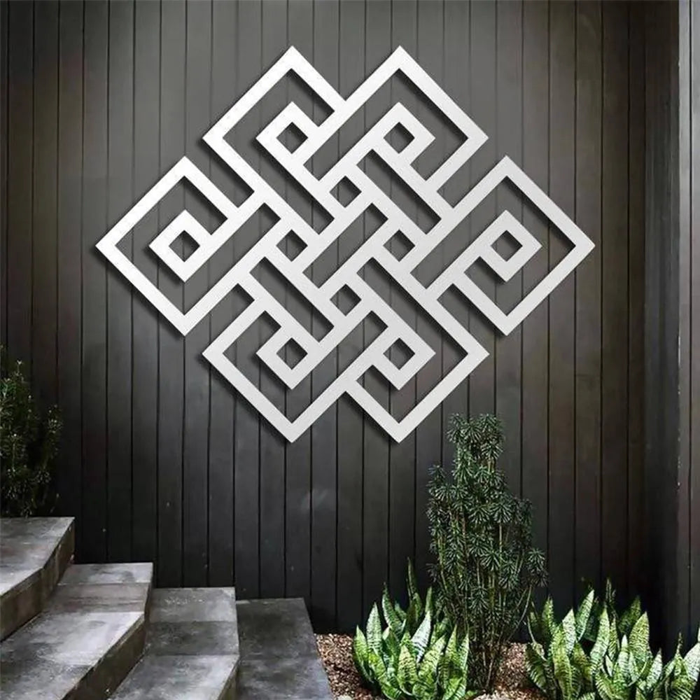 Eternal Knot Metal Wall Art