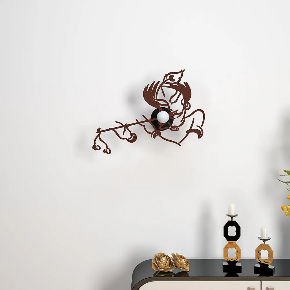 Lord Krishna Creative Shadow